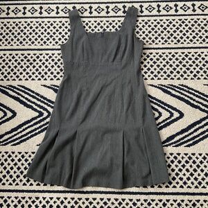 Y2K goth grey schoolgirl dress